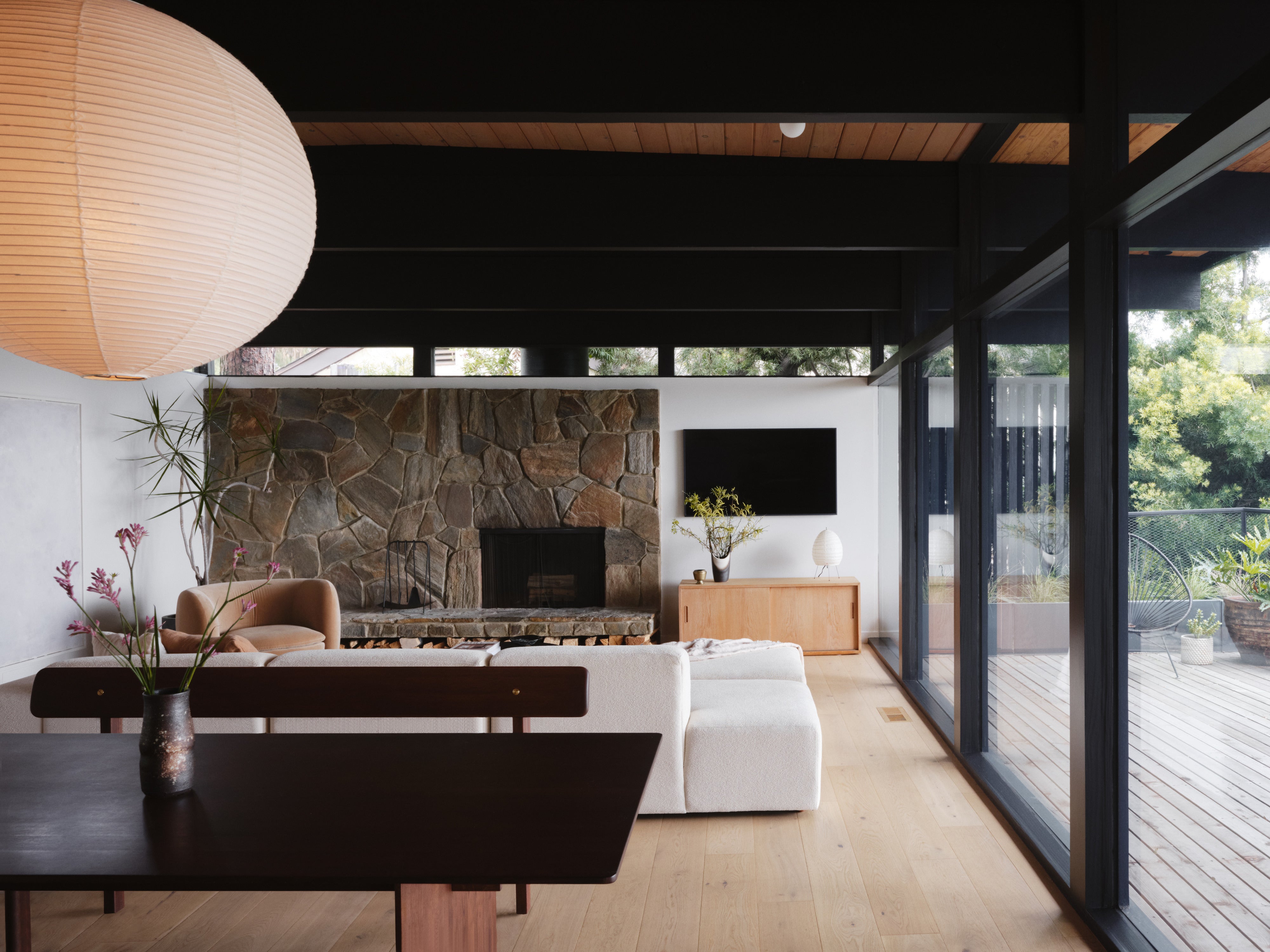 Japanese Loft Interior Design Pools Beautiful Wooden Insert Brightens