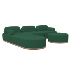 Magna Preconfigured Sectionals featured,{ "tag": "c9", "Base": "Oak", "Color": "Sherwood" }