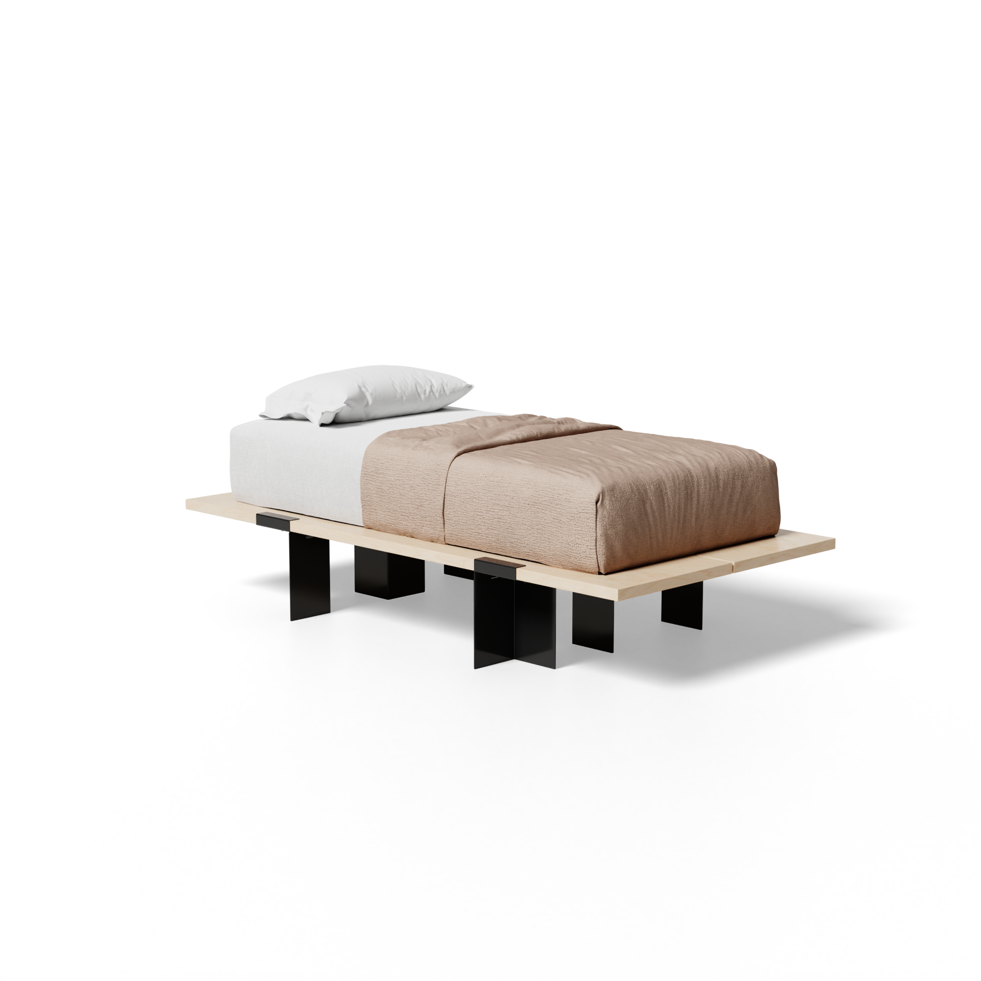 The Floyd Platform Bed Frame - Lift Off
