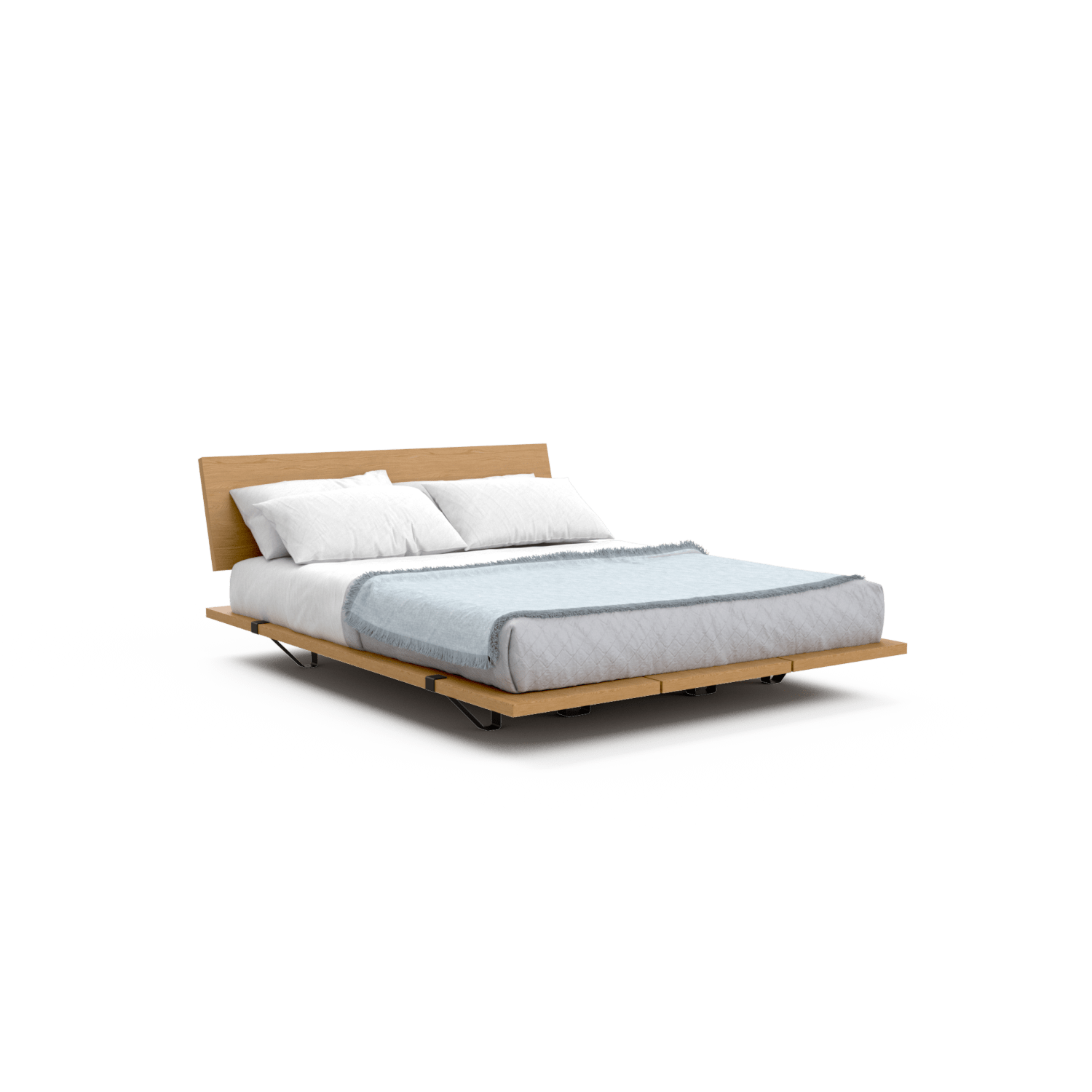 Platform Bed Frame with Headboard | Twin, Full, Queen & King