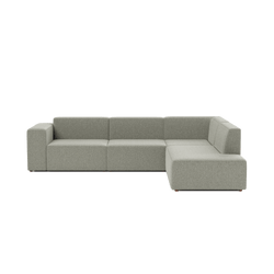 Four-Piece Form Sectional featured,{ tag: '4s2', "Upholstery": 'Pebble' }