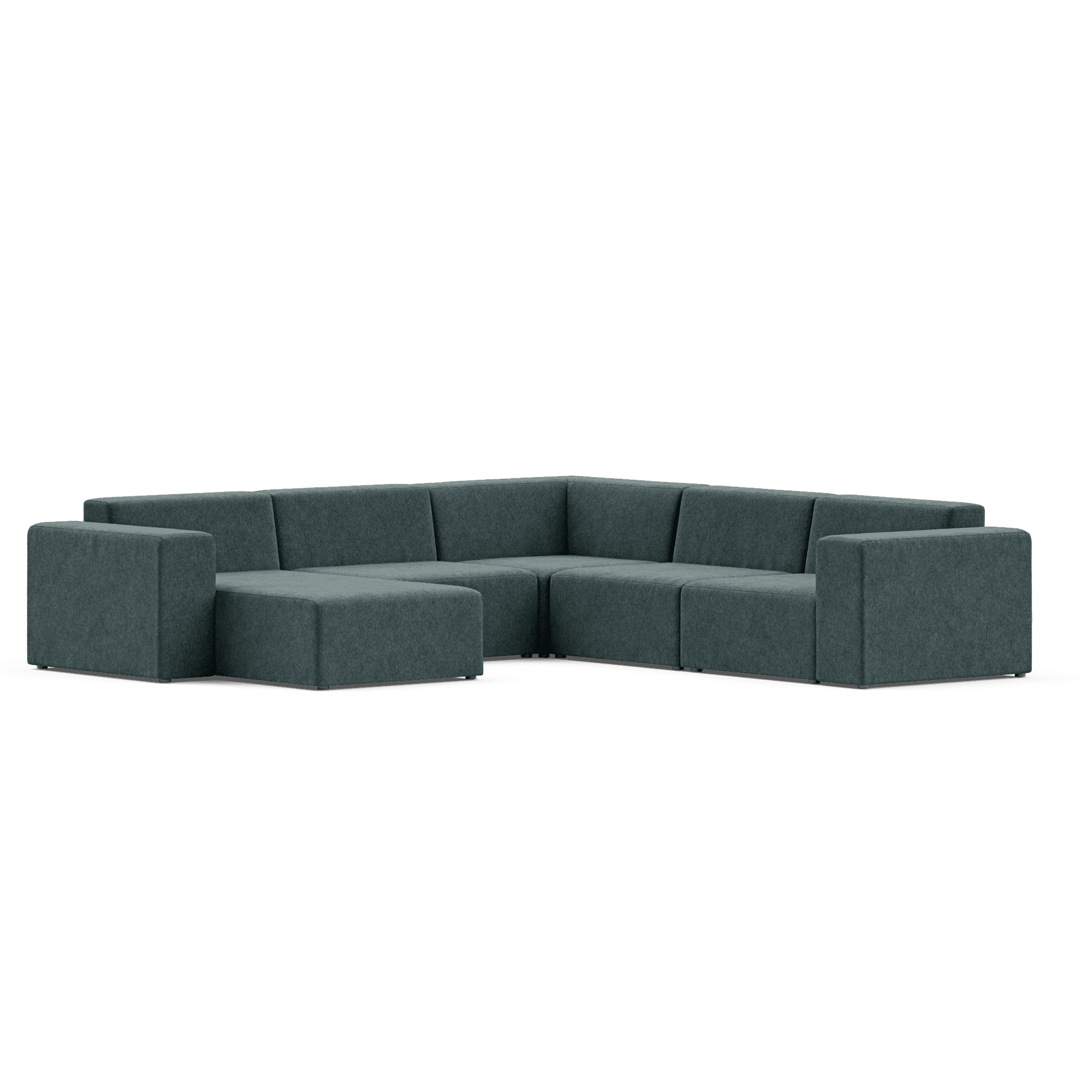 Extra Large Modern Modular Sectional | Family Size (5 Seats)