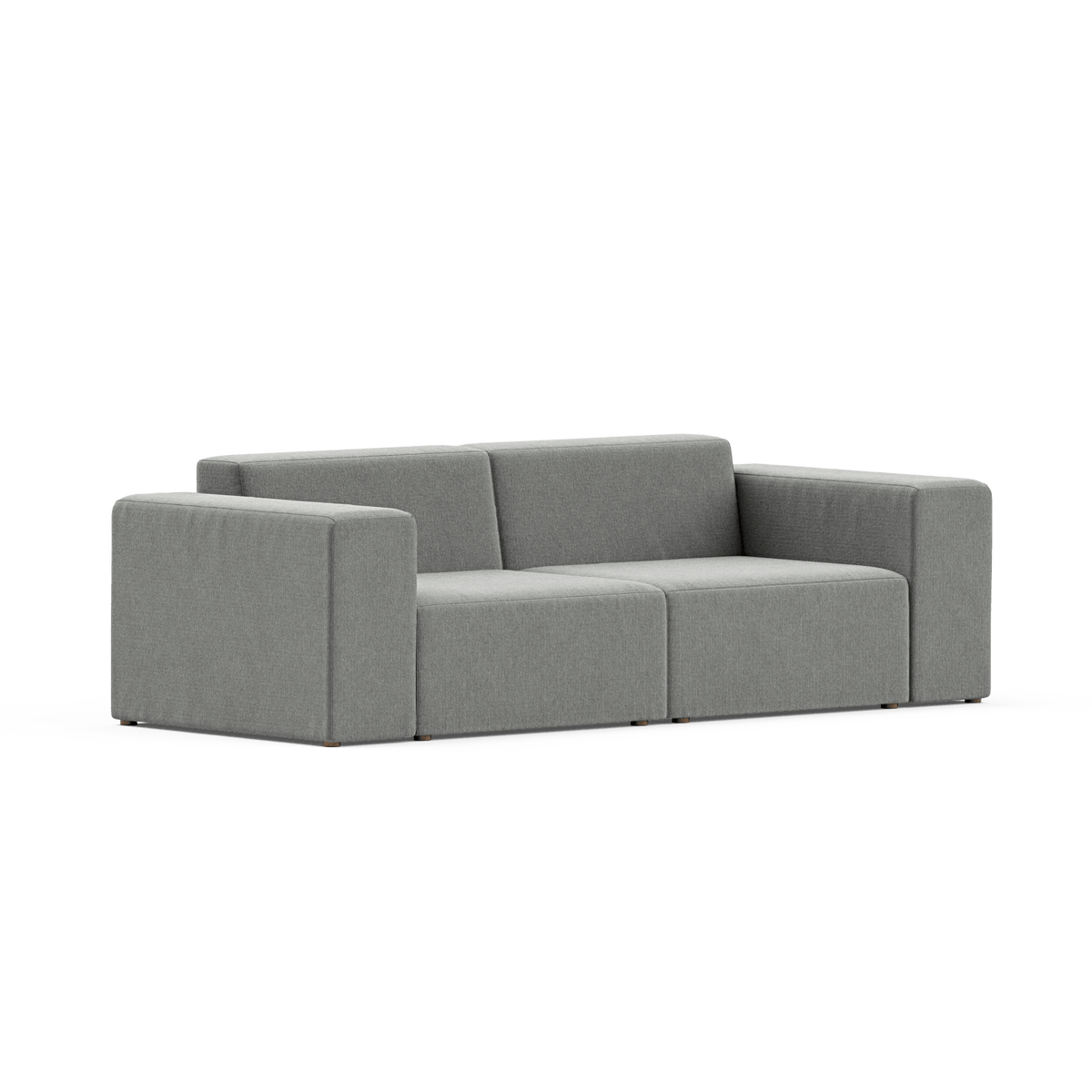 Low Profile Deep Two Piece Modular Sofa