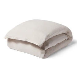 Linen Duvet Cover - Full/Queen - Stone
