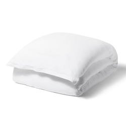 Linen Duvet Cover - Full/Queen - White