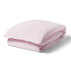 Percale Duvet Cover - Full/Queen - Pink