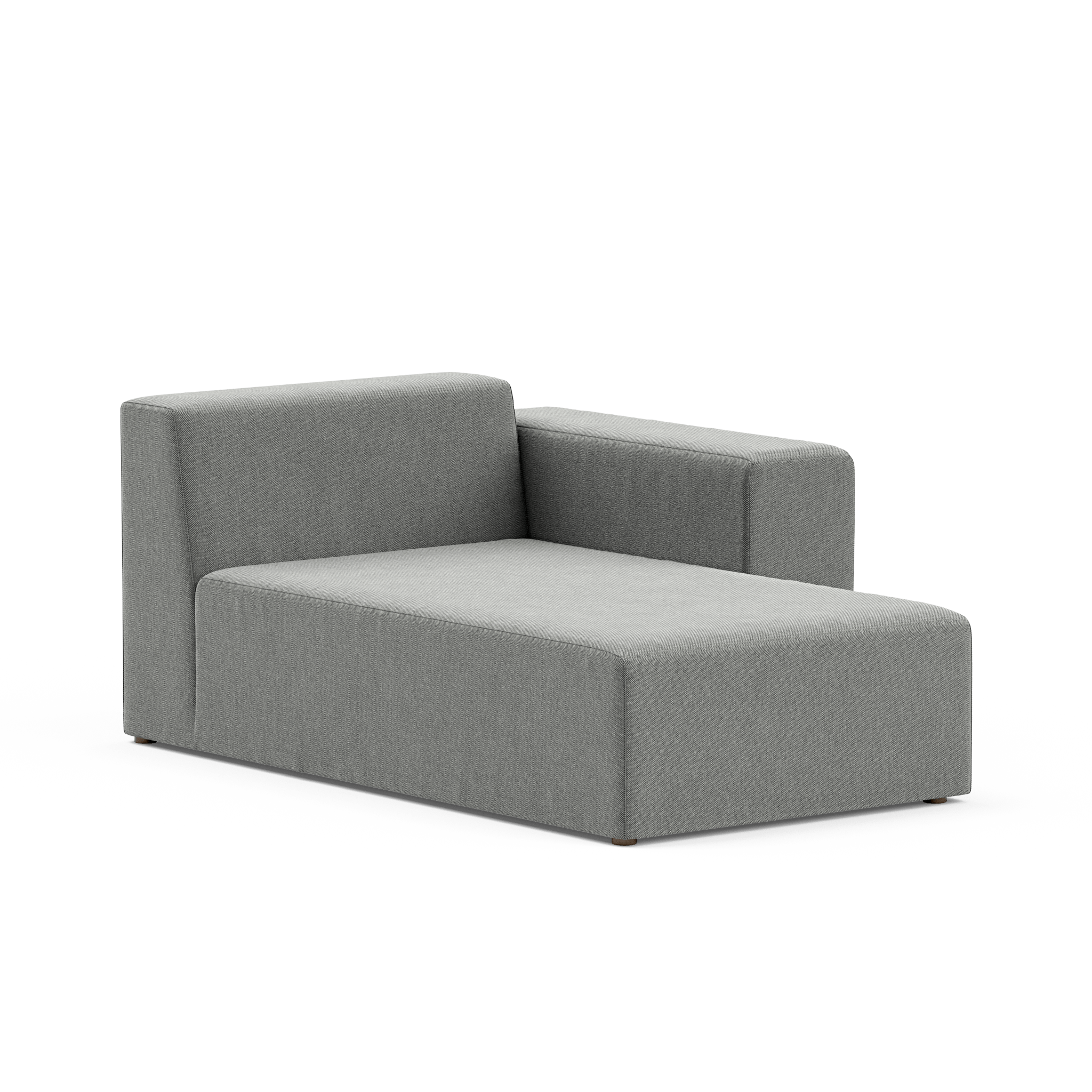 Light gray left-arm chaise sofa
